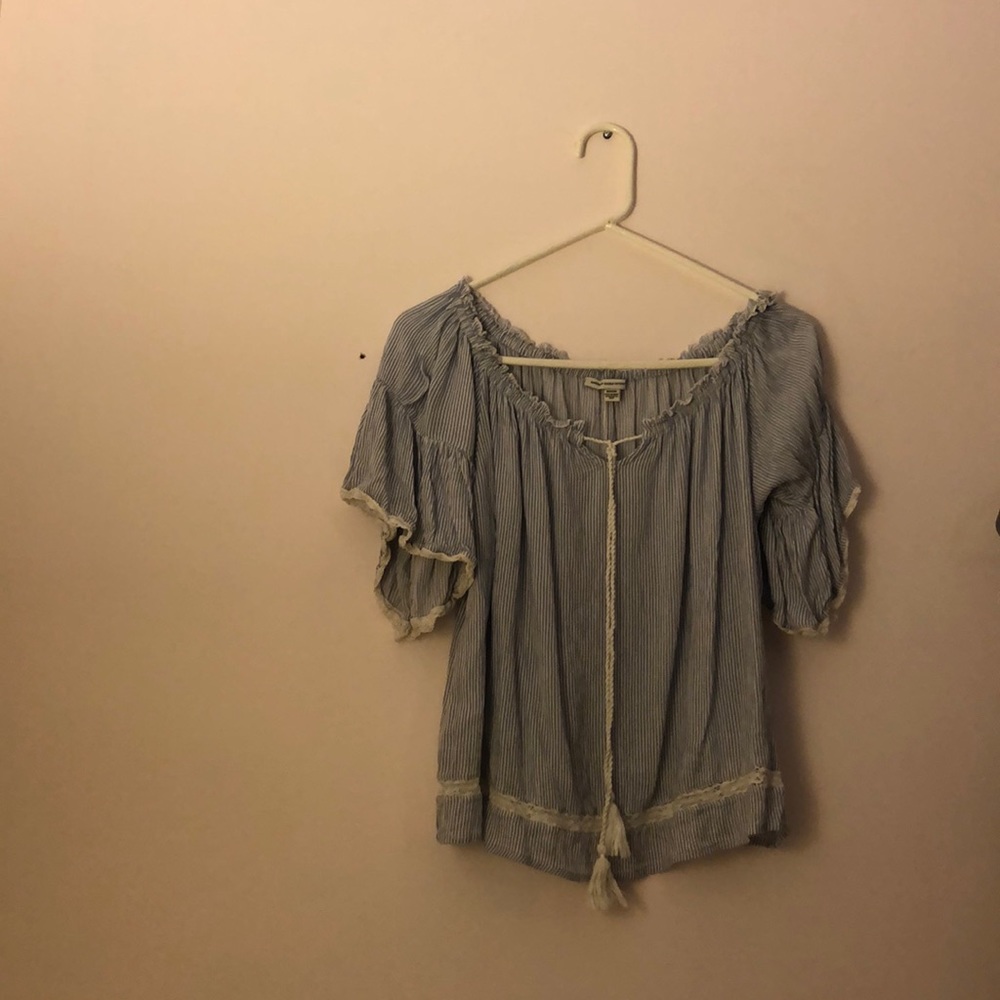 Off the shoulder top from AE